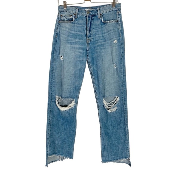 GRLFRND Helena High Rise Distressed Jeans Size 28 - Picture 3 of 8
